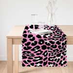 - runner3217-1 - Realhomes  Pembe Renkli Leopar Desenli Modern Özel Tasarım Runner Realhomes