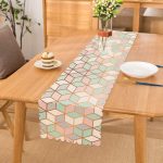 Geometrik Desenli 3D Özel Tasarımlı Modern Özel Tasarım Runner Realhomes