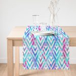 - runner3236-1 - Realhomes  Pembe Zeminde Ananaslar Özel Tasarımlı Modern Özel Tasarım Runner Realhomes