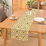 - runner3243 - Realhomes  Geometrik Şekilli Altın Detaylı Modern Özel Tasarım Runner Realhomes