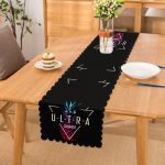 Siyah Zeminli Ultra Summer Tasarımlı Modern Özel Tasarım Runner Realhomes