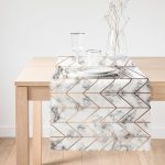 - runner3264-1 - Realhomes  Mermer Zeminli Geometrik Desenli Modern Özel Tasarım Runner Realhomes