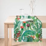 - runner3265-1 - Realhomes Tropikal Orman Tasarımlı Dijital Baskılı Özel Tasarım Runner Realhomes