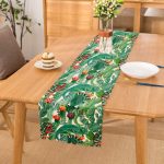 - runner3265 - Realhomes Tropikal Orman Tasarımlı Dijital Baskılı Özel Tasarım Runner Realhomes