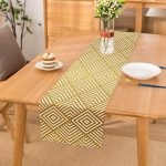 - runner3266 - Realhomes  Geometrik Altın Kabartma Desenli Özel Tasarım Runner Realhomes