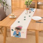 - runner3293 - Realhomes  Özel Tasarım Smile Take Up Desenli Dekoratif Özel Tasarım Runner Realhomes