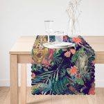 - runner3308-1 - Realhomes Lacivert Zeminli Amazon Ormanları Temalı Modern Özel Tasarım Runner Realhomes