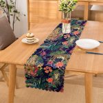 - runner3308 - Realhomes Lacivert Zeminli Amazon Ormanları Temalı Modern Özel Tasarım Runner Realhomes