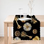 - runner3323-1 - Realhomes  Siyah Zeminde Etnik Objeler Özel Tasarım Runner Realhomes