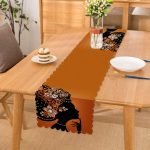 - runner3344 - Realhomes Zerafet Turuncu Zeminli Özel Tasarım Dekoratif Özel Tasarım Runner Realhomes