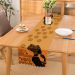 - runner3347 - Realhomes  African Etnik Tasarım Dijital Baskılı Dekoratif Özel Tasarım Runner Realhomes