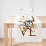 - runner3352-1 - Realhomes  Altın Varaklı Love Tasarımlı Modern Dekoratif Özel Tasarım Runner Realhomes