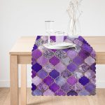 - runner3390-1 - Realhomes  Mor Renkli Ogea Desenli Özel Tasarım Dekoratif Özel Tasarım Runner Realhomes