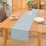 - runner953 - Realhomes  Bebek Mavi Dijital Baskılı Dekoratif Özel Tasarım Runner Realhomes