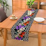 - runner970 - Realhomes  RealHomes Geometrik Zeminde Pastel Çiçekler Özel Tasarım Runner Realhomes