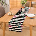 RealHomes Dijital Baskılı Kaltüs Desenli  Runner Realhomes