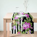 RealHomes Çiçek Temalı Dijital Baskılı Özel Tasarım Runner Realhomes