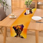 - runnerafrikakadin - Realhomes RealHomes Afrika Kadın Temalı Dijital Baskılı Dekoratif Runner Realhomes