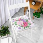 - P115-Gorsel-1 - Realhomes RealHomes Dijital Baskılı Pofuduk Sandalye Minderi 40 x 40 cm Düğmeli Realhomes