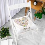 - P155-Gorsel-1 - Realhomes RealHomes Dijital Baskılı Pofuduk Sandalye Minderi 40 x 40 cm Düğmeli Realhomes