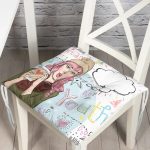 - P162-Gorsel - Realhomes RealHomes Dijital Baskılı Pofuduk Sandalye Minderi 40 x 40 cm Düğmeli Realhomes