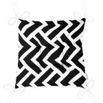 - P2021-Gorsel-2 - Realhomes  RealHomes Dijital Baskılı Pofuduk Sandalye Minderi 40 x 40 cm Düğmeli Realhomes