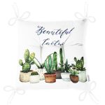 RealHomes Dijital Baskılı Pofuduk Sandalye Minderi 40 x 40 cm Düğmeli Realhomes