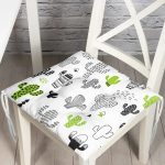 - P2035-Gorsel - Realhomes RealHomes Dijital Baskılı Pofuduk Sandalye Minderi 40 x 40 cm Düğmeli Realhomes