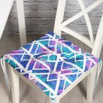 - P2043-Gorsel - Realhomes RealHomes Dijital Baskılı Pofuduk Sandalye Minderi 40 x 40 cm Düğmeli Realhomes