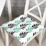 - P2077-Gorsel - Realhomes RealHomes Dijital Baskılı Pofuduk Sandalye Minderi 40 x 40 cm Düğmeli Realhomes