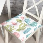 - P2089-Gorsel - Realhomes RealHomes Dijital Baskılı Pofuduk Sandalye Minderi 40 x 40 cm Düğmeli Realhomes