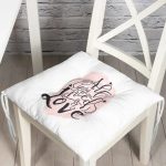 RealHomes Özel Tasarım Düğmeli Pofuduk Sandalye Minderi Realhomes