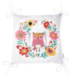 RealHomes Özel Tasarım Düğmeli Pofuduk Sandalye Minderi Realhomes