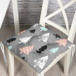 RealHomes Özel Tasarım Düğmeli Pofuduk Sandalye Minderi Realhomes