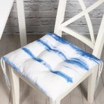 RealHomes Özel Tasarım Düğmeli Pofuduk Sandalye Minderi Realhomes