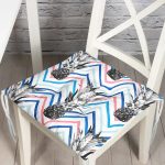 RealHomes Özel Tasarım Düğmeli Pofuduk Sandalye Minderi Realhomes