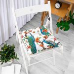 RealHomes Özel Tasarım Düğmeli Pofuduk Sandalye Minderi Realhomes