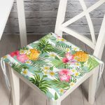 RealHomes Özel Tasarım Düğmeli Pofuduk Sandalye Minderi Realhomes