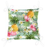 RealHomes Özel Tasarım Düğmeli Pofuduk Sandalye Minderi Realhomes