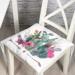 - P2399-Gorsel - Realhomes  RealHomes Özel Tasarım Düğmeli Pofuduk Sandalye Minderi Realhomes