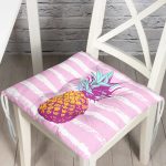 RealHomes Özel Tasarım Düğmeli Pofuduk Sandalye Minderi Realhomes