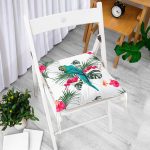 RealHomes Özel Tasarım Düğmeli Pofuduk Sandalye Minderi Realhomes