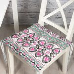 - P2482-Gorsel - Realhomes  RealHomes Özel Tasarım Düğmeli Pofuduk Sandalye Minderi Realhomes