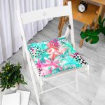 RealHomes Özel Tasarım Düğmeli Pofuduk Sandalye Minderi Realhomes