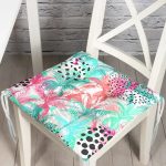 RealHomes Özel Tasarım Düğmeli Pofuduk Sandalye Minderi Realhomes