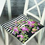 RealHomes Özel Tasarım Düğmeli Pofuduk Sandalye Minderi Realhomes