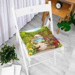 - P253-Gorsel-1 - Realhomes  RealHomes Özel Tasarım Düğmeli Pofuduk Sandalye Minderi Realhomes