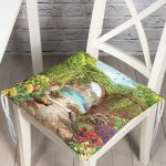 - P253-Gorsel - Realhomes  RealHomes Özel Tasarım Düğmeli Pofuduk Sandalye Minderi Realhomes