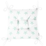 RealHomes Özel Tasarım Düğmeli Pofuduk Sandalye Minderi Realhomes