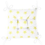 RealHomes Özel Tasarım Düğmeli Pofuduk Sandalye Minderi Realhomes